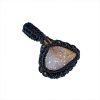 Amit Gems Macrame Titanium Druzy Pendant 3