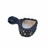 Amit Gems Macrame Titanium Druzy Pendant 3