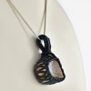 Amit Gems Macrame Titanium Druzy Pendant 3